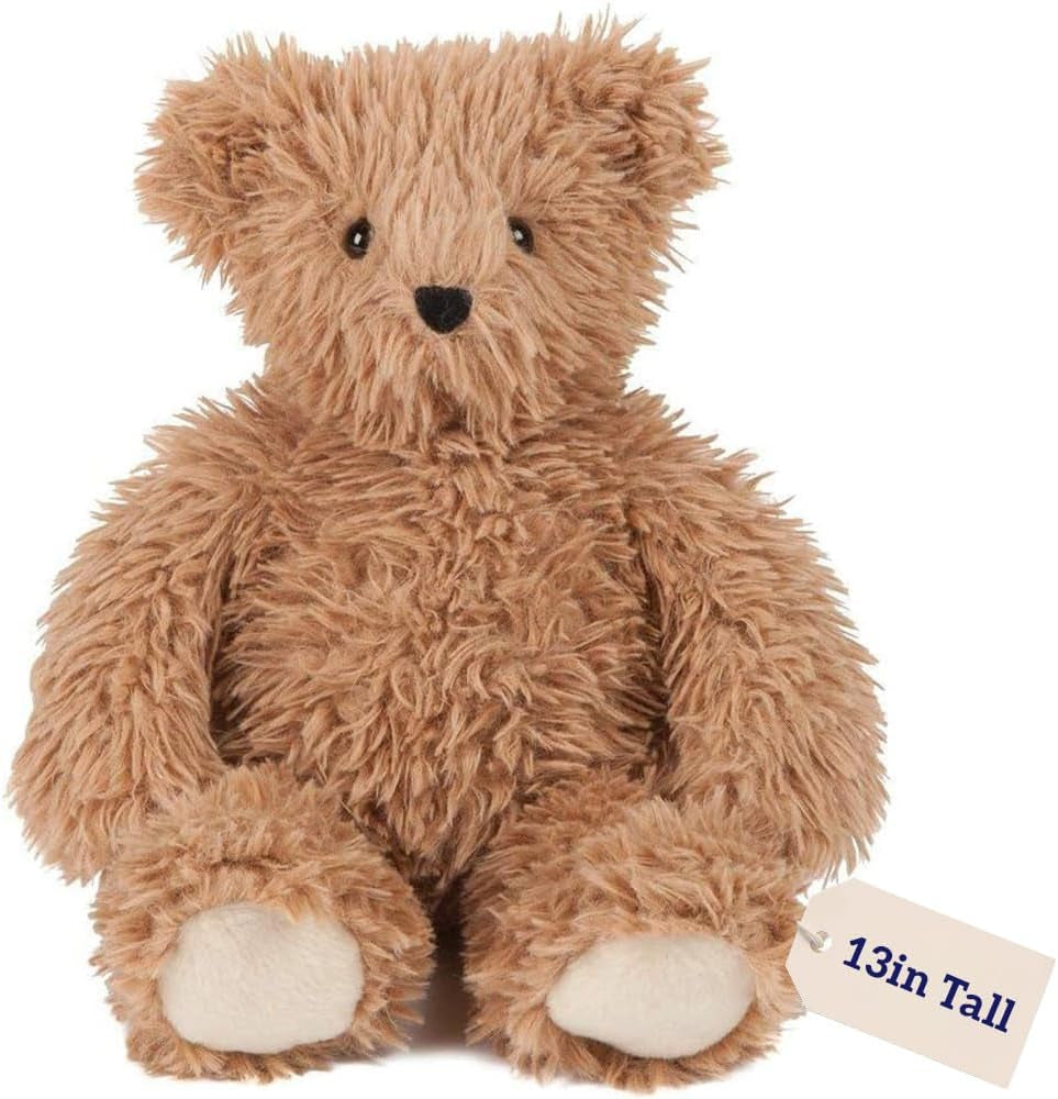 Classic Teddy Bear – 13 Inch Almond Brown Bears Stuffed Animals, Super Soft Teddy Bear, Great Gift for All Ages